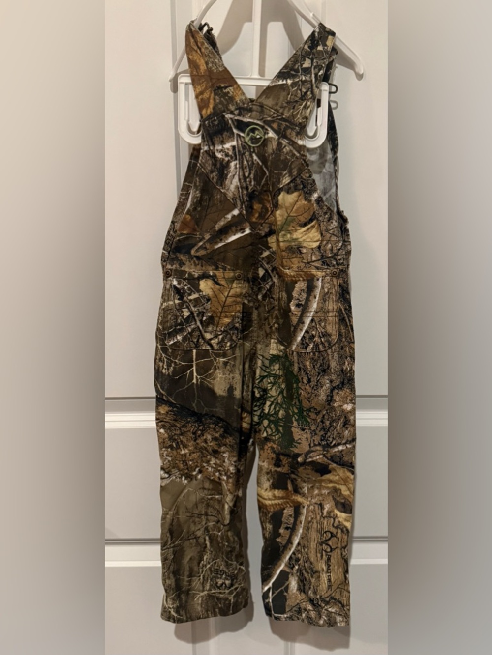 Magellan Outdoors Camo Bib Overalls – Brown Green Realtree Print - Picture 2 of 7